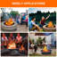 Fire Pit Ring With Grill-Grate-105893245