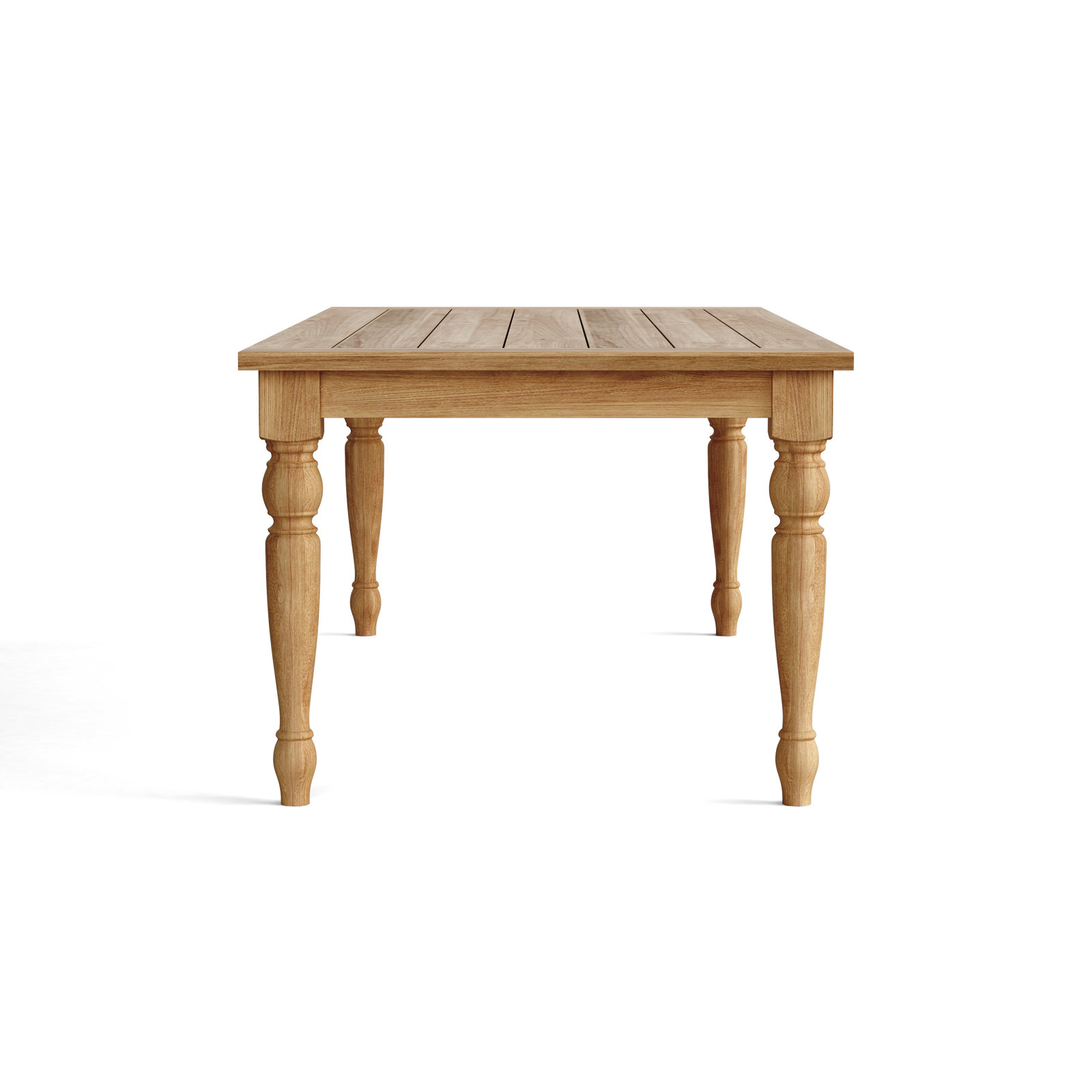 Beardall 87" Teak Patio Dining Table