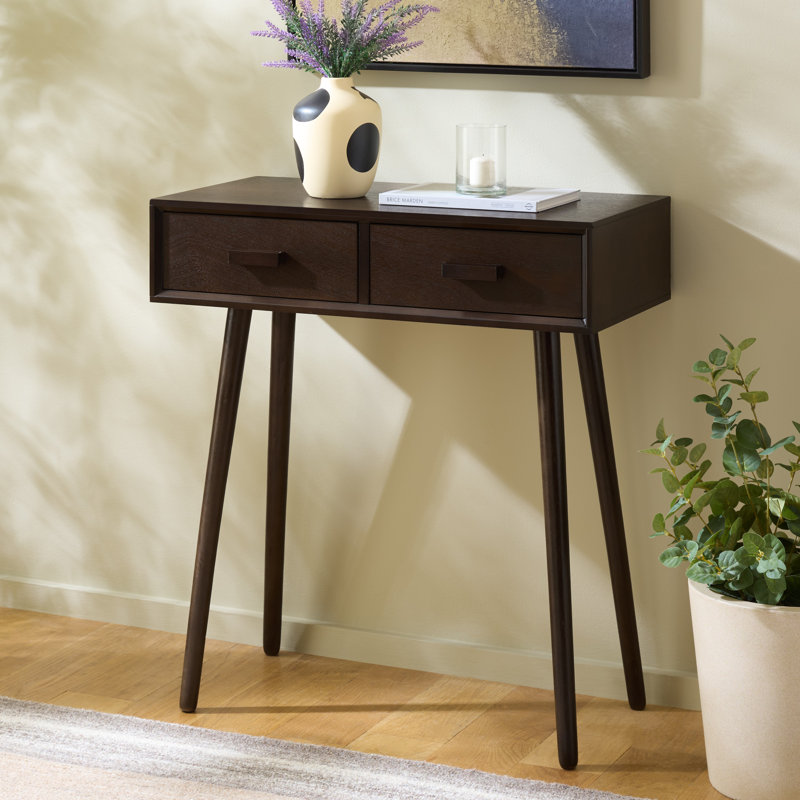 Console 28,3 po Brycson, Chocolat noir