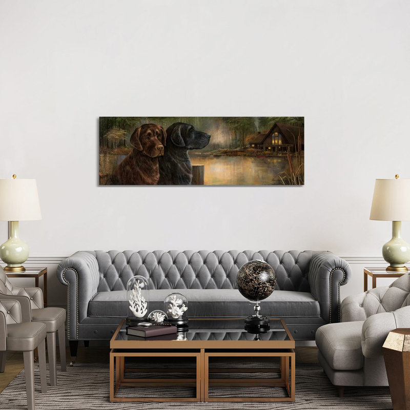 Loyal Companion by Ruane Manning - Wrapped Canvas Panoramic Gallery-Wrapped Canvas Giclée, 50.8 cm H x 152.4 cm W