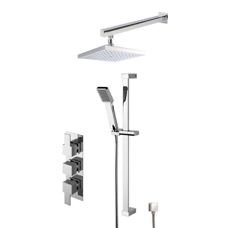 Thermostatic Shower with Dual Shower Head