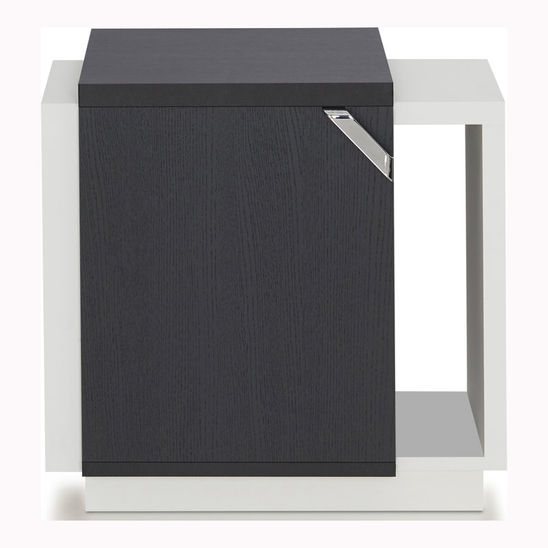 Block End Table, Black