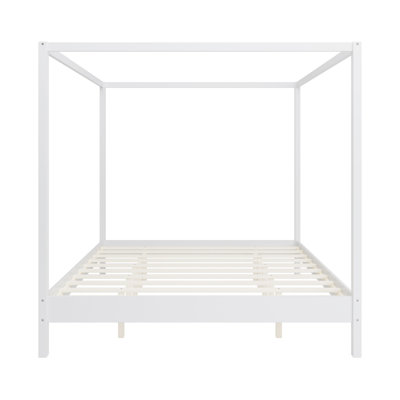 Tristian Solid Wood Platform Bed with Slats Support
