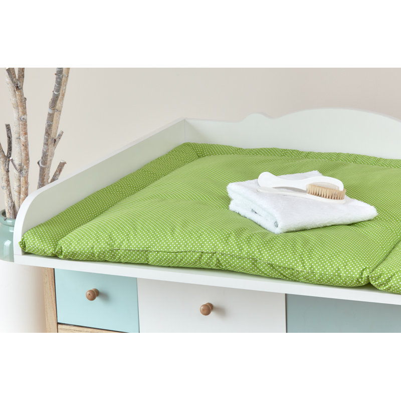 Cotton Changing Mat, 78cm H x 78cm W x 4cm D, Green
