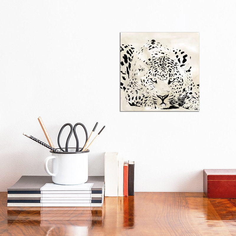 «Leopard Spot III» par Carol Robinson, impression sur toile tendue, H 12 po x l 12 po x P 0,75 po