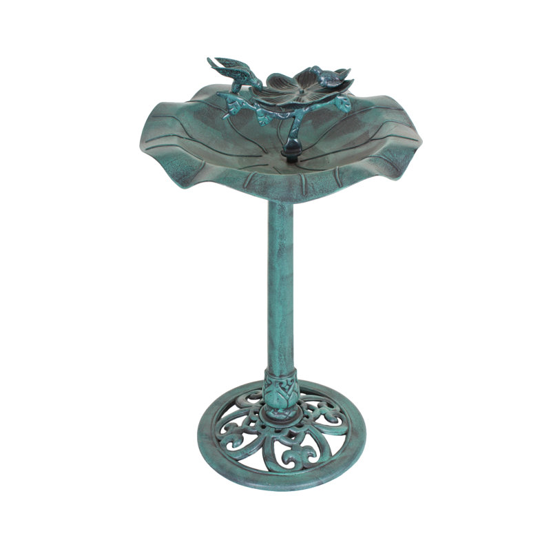 Clift Plastic / Acrylic Pedestal Birdbath