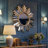 26'' Wall-mounted Sunburst-shaped PU Art Decorative Mirror