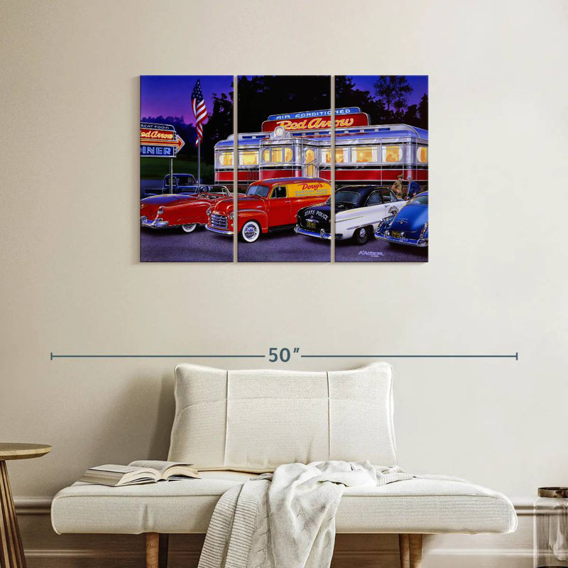 Mehar Red Arrow Diner, 24" H x 38" W
