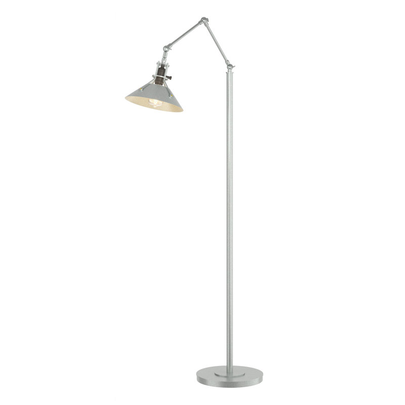 Henry 60.8" Task Floor Lamp, Vintage Platinum, Vintage Platinum