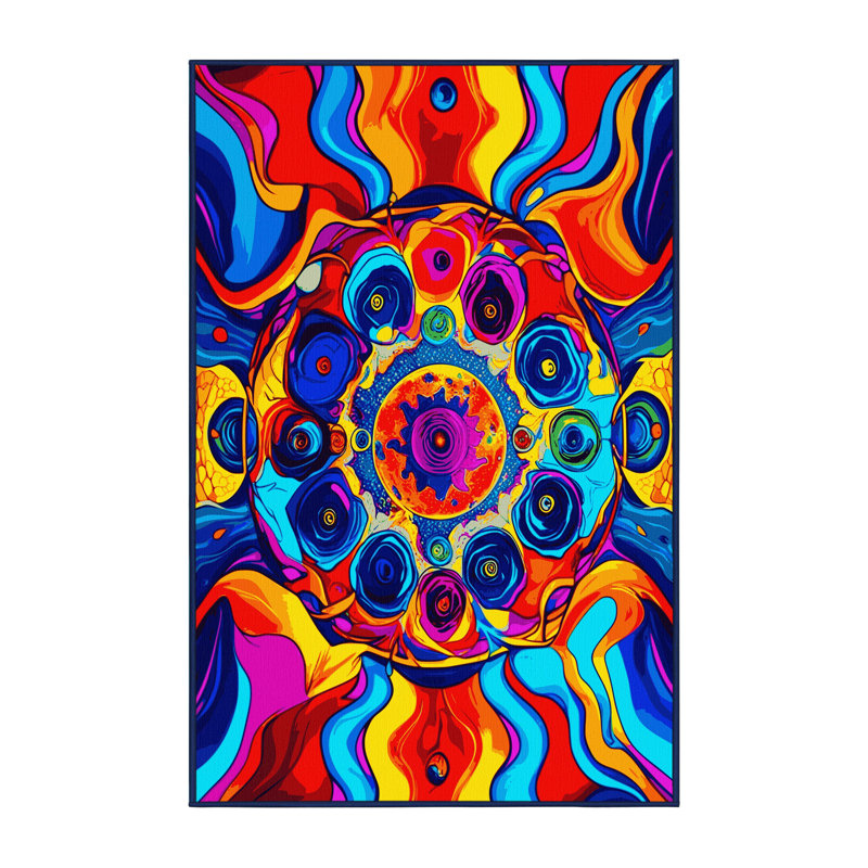 Stellar Bloom Rug, Rectangle 4' x 6'