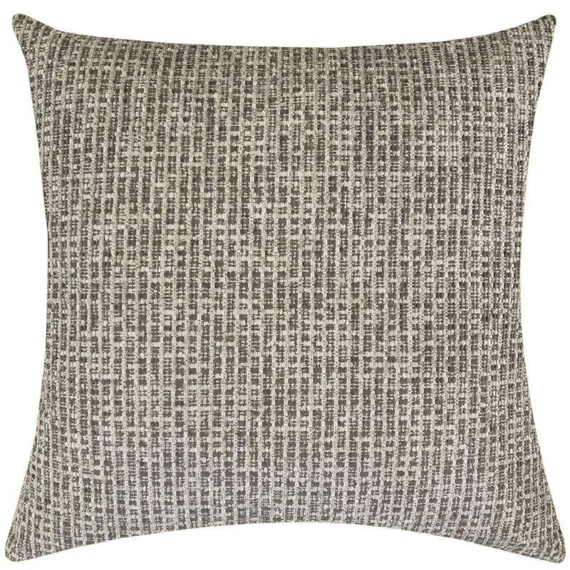 Jacobson Plaid Square Pillow Cover & Insert, Mocha