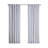 Veronica Poly Printed Single Curtain Panel With Tufted Stripe And Lining-102168393