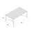 Helios Glass Top Single Coffee Table