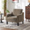 Fauteuil de 29,9 po de largeur Amaryia