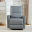 Fauteuil inclinable et pivotant à 360 °, fauteuil berçant et oscillant rembourré en similicuir-107970908