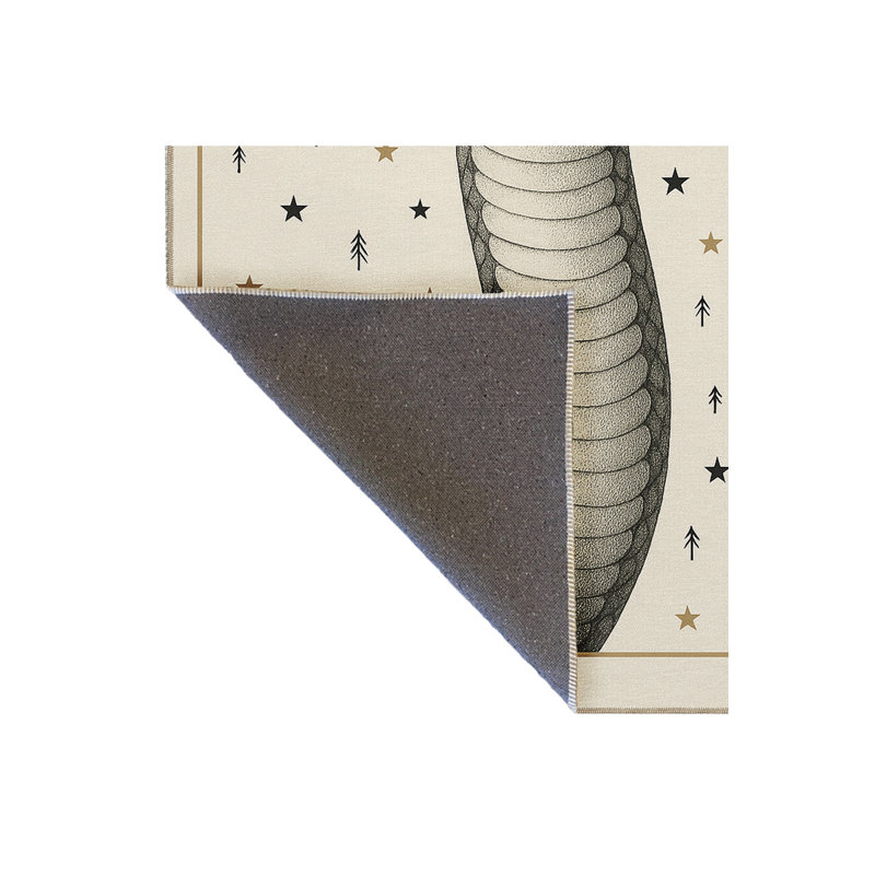 Tapis gris tissé Mosso, 2' x 2'11"