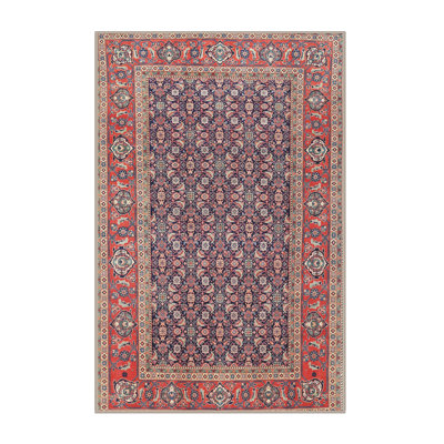 Tapis rouge à motif sud-ouest