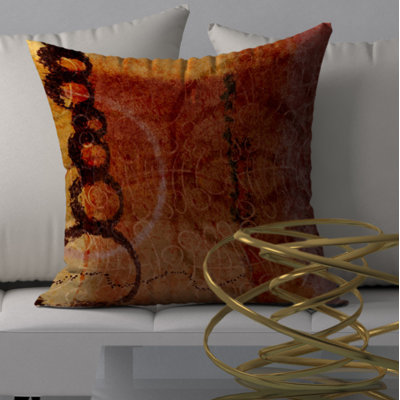 Abstract Reversible Throw Pillow