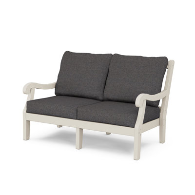 POLYWOOD x Birch Lane Verlyn Deep Seating Loveseat by Birch Lane