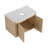Wall-Mounted Bathroom Vanity With Ceramic Art Sink
