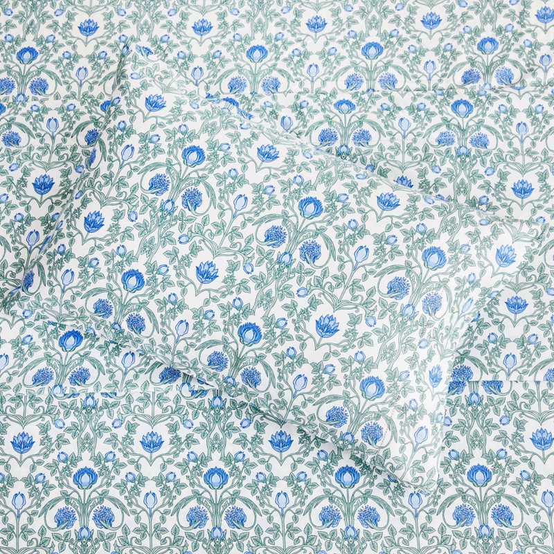 T400 ARTS & CRAFTS FLORAL PC, Blue