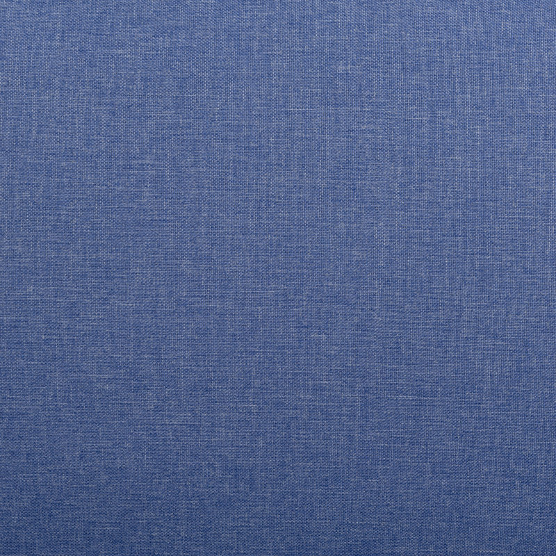 Serta Antonio 66.1" Metal Leg Convertible Sofa, Woven Polyester Fabric, Blue