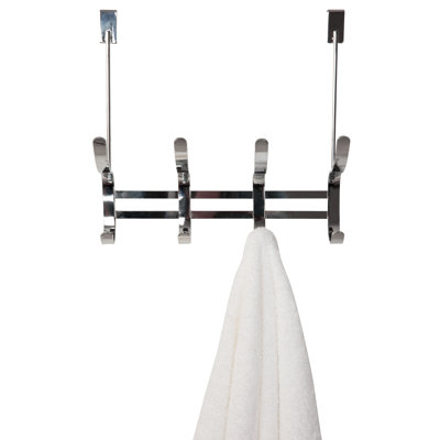 Burrier Iron Over-the-Door 8 - Hook Wall Mounted Coat Rack