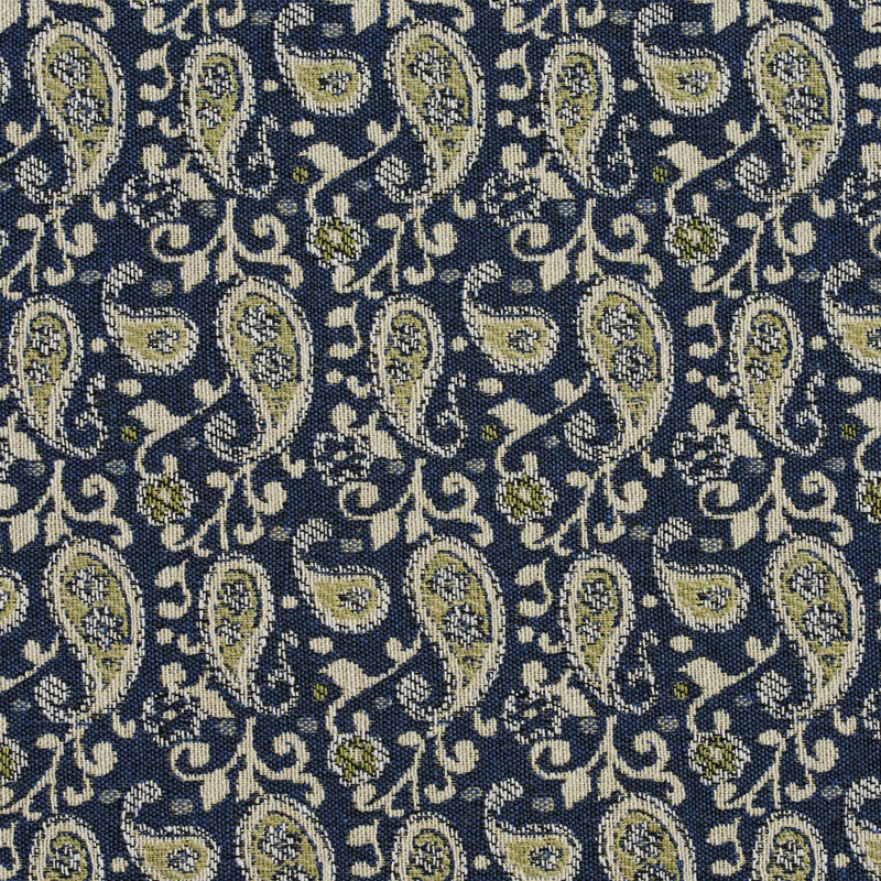 Tissu cachemire, Bleu 3
