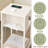 Side Table With Charging Station-1105846934