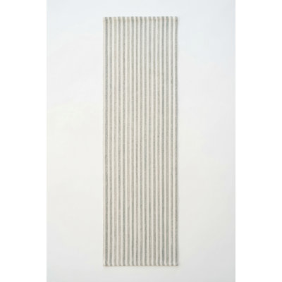Light Copper Sandbar Stripe Indoor Outdoor Table Runner 14x72