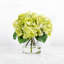 Silk Hydrangea Centerpiece Arrangement in Vase-1666259823