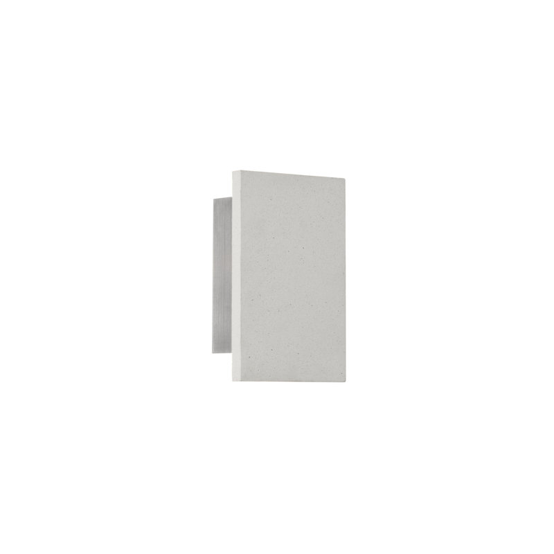 Plafonnier encastré d'extérieur à DEL Tersus, Béton blanc, 3 500K