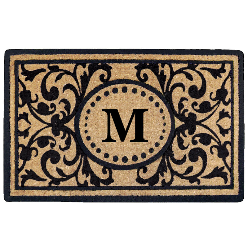 Osborne Non-Slip Floral Outdoor Doormat, M