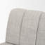 Chaise de salle à manger rembourrée en tissu gris Performance