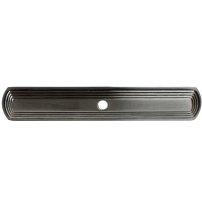 Narrow Rounded Rectangle Cabinet Knob Backplate