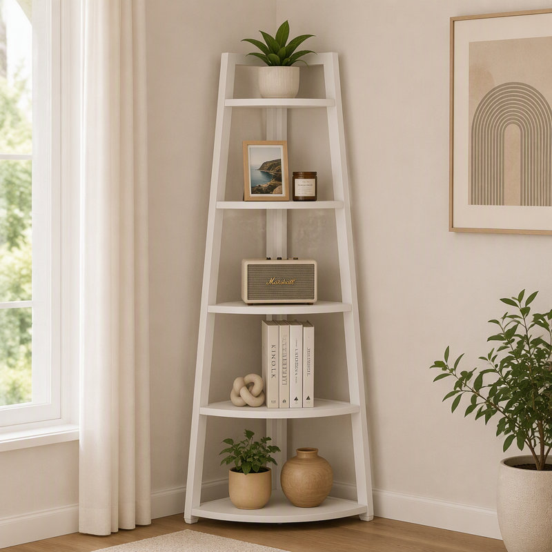 Bibliothèque 70 "à 5 tablettes, Blanc
