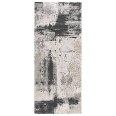 Tapis crème et gris