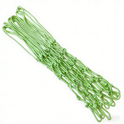 Glow-in-the-dark Lime Green Basketball Net - 12 Loop Standard- Replacement Net For Basketball Hoops & Playsets