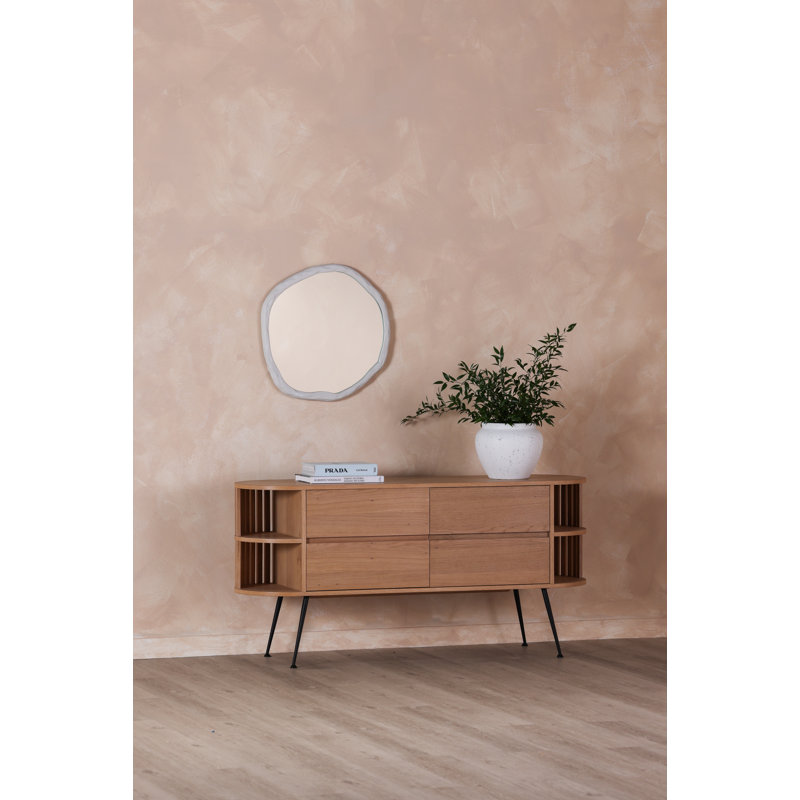 Nisso Handmade Concrete / Cement Table Vase, White