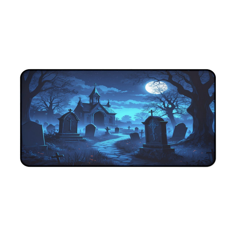 Polyester Desk Pad, 14.4x12.1