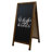 57" X 27" Chalkboard With Chalk And Eraser - Whitewash-135719915