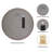 Modern Round Framed Wall Mounted Mirror-24520698-32223333