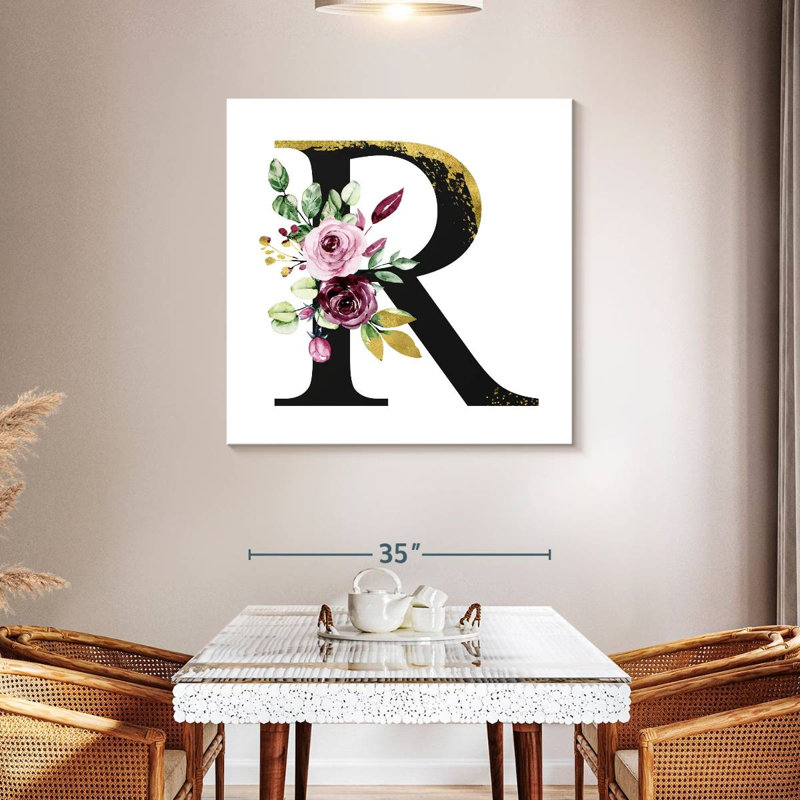 Keiri avec lettre R, H 39 po x l 39 po
