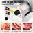 Automatic Meat Slicer, 540W Deli Slicer with Two 10" Stainless Steel Removable Blade