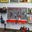 Rangement mural pour garage avec 50 crochets DURHAND