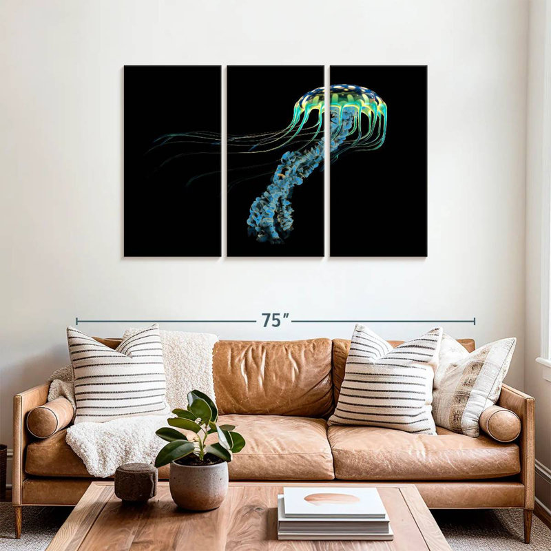 Dancing Jellyfish, 36" H x 57" W