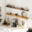 Tablettes flottantes en bois de pin massif 2 pièces Jorgensen pour décoration murale, cuisine, salle de bain, espace de travail, épais-1226905291-1227379626