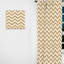 Chevron beige intemporel - Rideau à chevrons - Rideau à chevrons obscurcissant - 1 panneaux-107561960