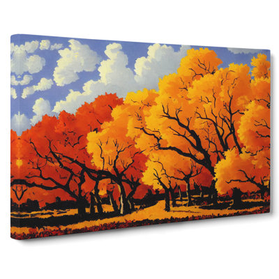 The Autumn Forest - Wrapped Canvas