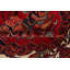 Afghan Wool Oriental Area Rug in Red/Dark Blue/Beige